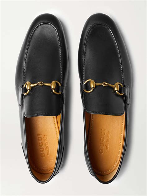 mr porter gucci loafers collab|GUCCI Jordaan horsebit.